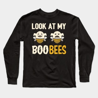 Funny Halloween Look at my boo bees Long Sleeve T-Shirt